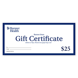 BANNER STORE GIFT CERTIFICATE